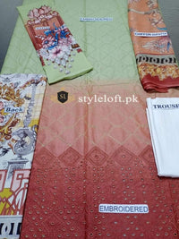 Maria B Lawn Collection 2020 Chikankari Unstitched 3 Piece Suit