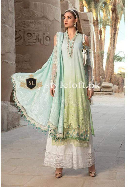 Maria B Lawn Collection 2020 Chikankari Unstitched 3 Piece Suit
