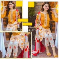 Maria B Lawn Collection 2020 Unstitched 3 Piece Suit