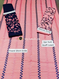 Styleloft.pk Maria B Spring/Summer Lawn 2Piece Suit(Shirt & Trouser) 2 PIECE