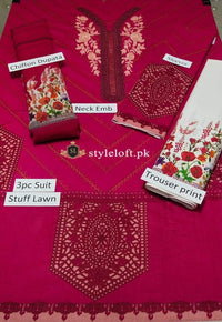 Styleloft.pk Maria B Spring/ Summer Lawn 3Piece Suit 3 PIECE