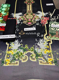 Styleloft.pk MB-004 Unstitched Winter Collection 3 PIECE