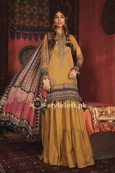 Styleloft.pk MB-006A Unstitched Winter Collection 3 PIECE