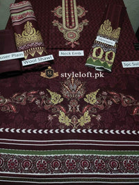 Styleloft.pk MB-006B Unstitched Winter Collection 3 PIECE