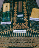 Styleloft.pk Mohagni Embroidered Linen Unstitched 3 Piece Suit 3 PIECE