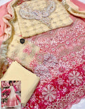 Styleloft.pk Mushq Embroidered Chiffon Collection Unstitched 3 Piece Suit 3 PIECE