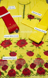 Styleloft.pk Nakoosh Embroidered Suit Unstitched 3 Piece- Summer Collection 3 PIECE