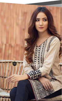 Styleloft.pk Nakoosh Linen 2PC Unstitched Suit (Shirt+Trouser) 2 PIECE