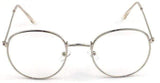 Styleloft.pk New Designer Woman Glasses Optical Frames Metal Round Eye Glass silver