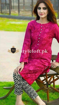 Nimsy Embroidered Linen 2Piece Suit (Shirt & Trouser)
