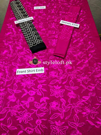 Nimsy Embroidered Linen 2Piece Suit (Shirt & Trouser)