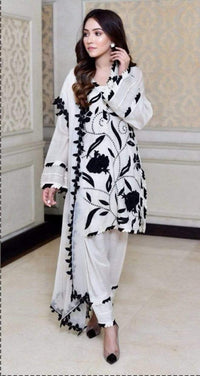 Styleloft.pk Nishat Embroidered Lawn 3Piece Suit 3 PIECE