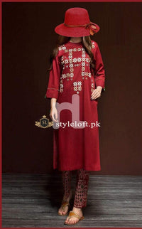 Styleloft.pk Nishat Embroidered Linen 2Piece Suit (Shirt & Trouser) 2 PIECE