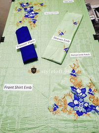 Styleloft.pk Nishat Embroidered Linen 2Piece Suit (Shirt & Trouser) 2 PIECE