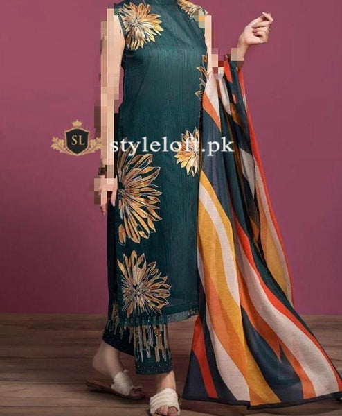 Styleloft.pk Nishat Unstitched Winter Collection 2020 3 PIECE