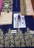 Styleloft.pk Nomi Ansari Embroidered Chiffon Collection 2022 Unstitched 3 Piece Suit 3 PIECE