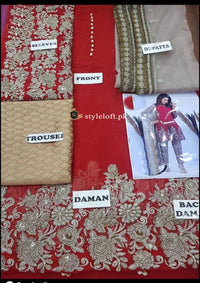 Styleloft.pk Nomi Ansari Embroidered Chiffon Collection 2022 Unstitched 3 Piece Suit 3 PIECE