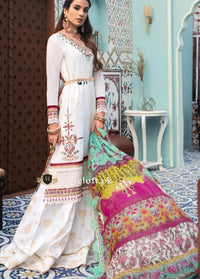 Styleloft.pk Noor By Sadia Embroidered Chikankari Suit Unstitched 3 Piece- Summer Collection 3 PIECE