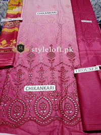 Noor Chikankari Unstitched Lawn 3 Piece Suit