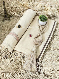 Styleloft.pk OFF WHITE 𝐕𝐄𝐋𝐕𝐄𝐓 𝐖𝐎𝐎𝐋𝐄𝐍 𝐒𝐇𝐖𝐀𝐋 FOR MEN'S Shawls
