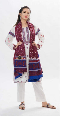 Omal Lawn Collection 2020 Sindhi Style Unstitched 3 Piece Suit