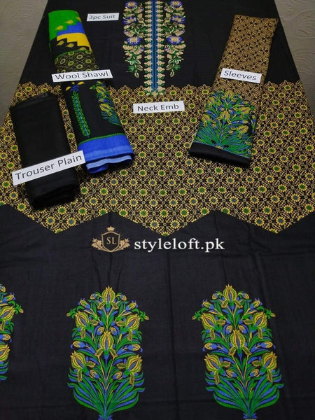 Styleloft.pk Orient Unstitched Winter Collection 2020 3 PIECE