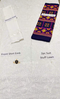 Styleloft.pk Phulkari Spring/Summer Lawn 2Piece Suit(Shirt & Trouser) 2 PIECE