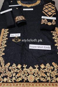 Saira Boutique Unstitched Embroidered Linen Collection 2020