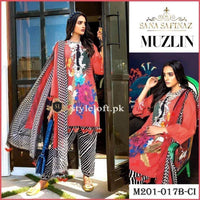 Sana Safinaz Muzlin Lawn Collection 2020 Unstitched 3 Piece Suit