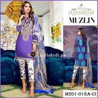 Sana Safinaz Muzlin Lawn Collection 2020 Unstitched 3 Piece Suit