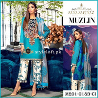 Sana Safinaz Muzlin Lawn Collection 2020 Unstitched 3 Piece Suit