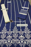 Sapphire Embroidered Linen 2Piece Suit (Shirt & Trouser)