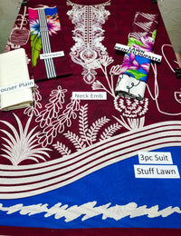 Styleloft.pk Sapphire Spring/Summer Lawn 3Piece Suit 3 PIECE