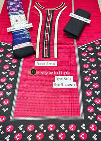 Styleloft.pk Sapphire Spring/ Summer Lawn 3Piece Suit 3 PIECE