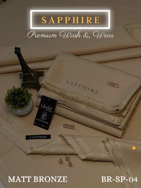 Styleloft.pk Sapphire Wash n Wear Unstitched Suit for Men's 2 PIECE