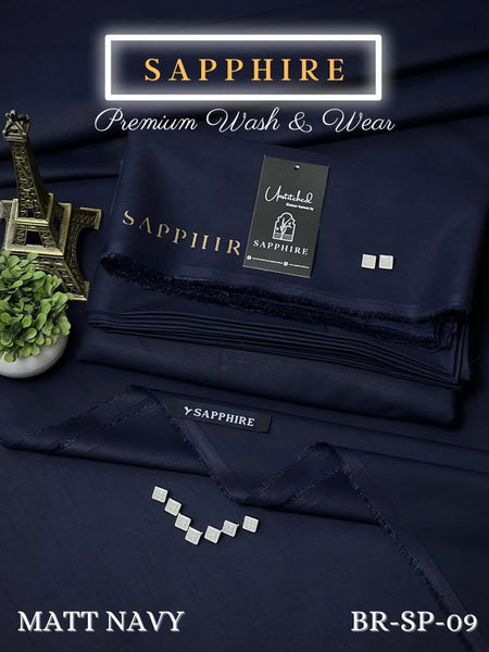 Styleloft.pk Sapphire Wash n Wear Unstitched Suit for Men's 2 PIECE
