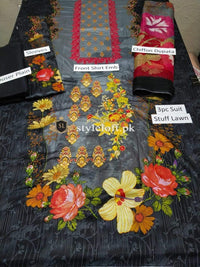 Styleloft.pk Shaista Spring/Summer Lawn 3Piece Suit 3 PIECE