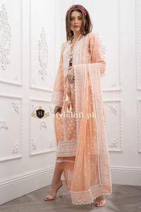 Styleloft.pk Sobia Nazir Embroidered Linen Unstitched 3 Piece Suit 3 PIECE