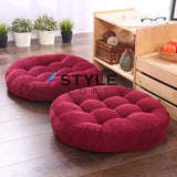 Styleloft.pk Velvet Floor Round Cushion | Filled Floor Cushion cushion