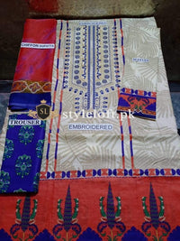 Zaha Lawn Collection 2020 Unstitched 3 Piece Suit