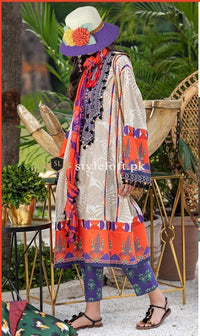 Zaha Lawn Collection 2020 Unstitched 3 Piece Suit