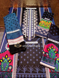 Zahra Ahmed Lawn Collection 2020 Unstitched 3 Piece Suit