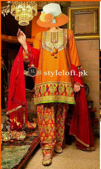 Zahra Ahmed Lawn Collection 2020 Unstitched 3 Piece Suit