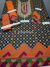 Styleloft.pk Zahra Ahmed Unstitched Winter Collection 2020 3 PIECE