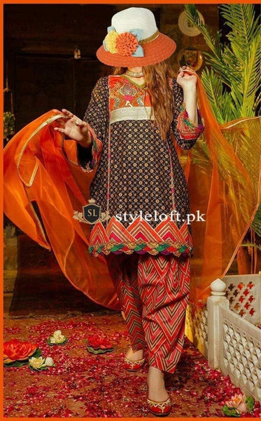 Styleloft.pk Zahra Ahmed Unstitched Winter Collection 2020 3 PIECE
