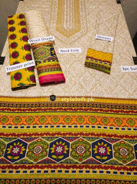 Styleloft.pk Zahra Ahmed Unstitched Winter Collection 2020 3 PIECE