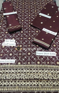 Styleloft.pk Zainab Chottani Embroidered Eid Collection 3 PIECE