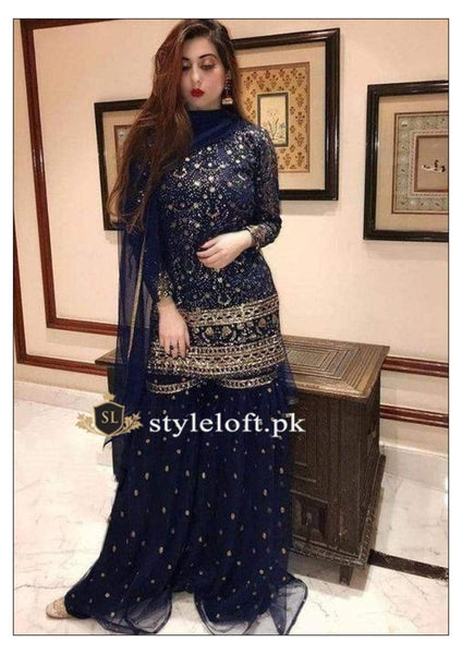 Styleloft.pk Zainab Chottani Embroidered Suit Unstitched 3 Piece- Summer Collection 3 PIECE