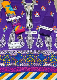 Styleloft.pk Zainab Chottani Spring/Summer Lawn 3Piece Suit 3 PIECE